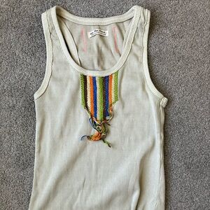 We The Free Multicolor Embroidered Tank Top